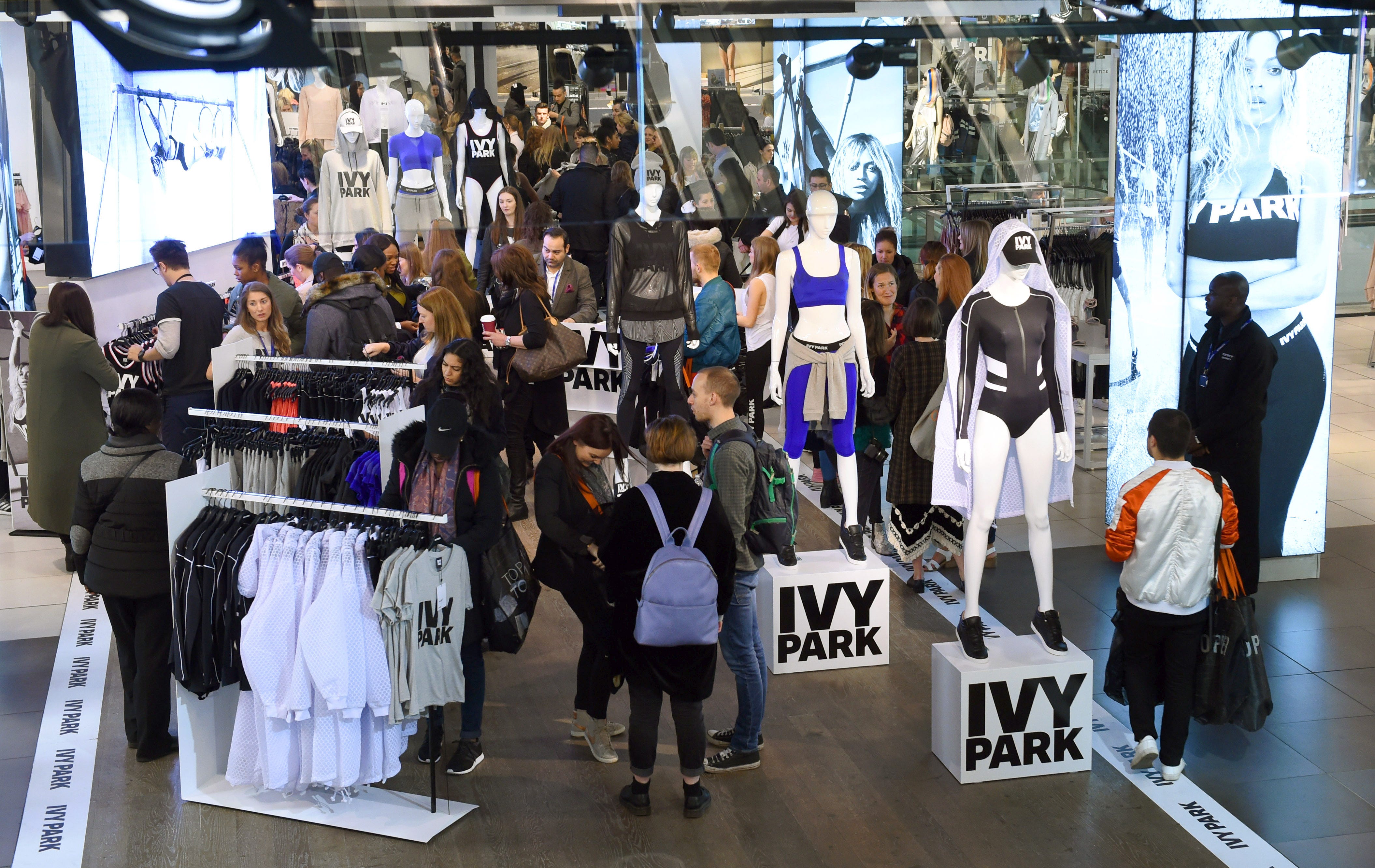 ivy park stores